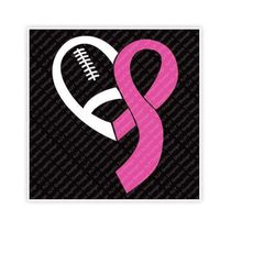 Football, Awareness, Breast Cancer, Hope For A Cure, Pink Ribbon, Digital, Download, TShirt, Cut File, SVG, Iron on, Tra