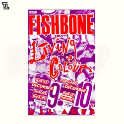 Fishbone x Living Colour 1990 Music PNG
