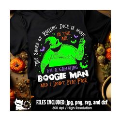Boogie Man SVG, Oogie Boogie Bash svg, Halloween Nightmare Shirt svg, Spooky Halloween svg, Cut Files svg dxf jpeg png,