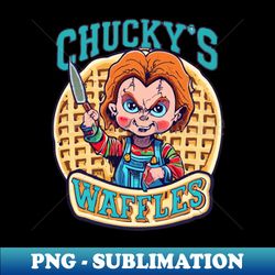 Chuckys Waffles - Trendy Sublimation Digital Download - Unlock Vibrant Sublimation Designs