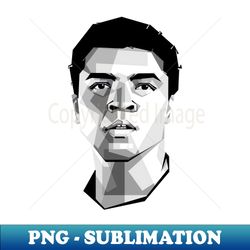 Muhammad Ali Black and White - Trendy Sublimation Digital Download - Create with Confidence