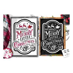 Have yourself a merry little Christmas svg, Farmhouse