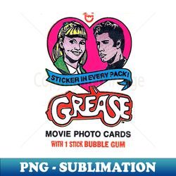 1978 movie photo cards sandy  danny - signature sublimation png file - instantly transform your sublimation projects