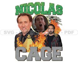 Nicolas Cage Svg Tshirt designs, Rock Bands Tshirts, Vintage Graphic Shirt Design 11