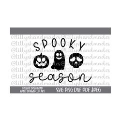 Spooky Season Svg, Spooky Season Png, Spooky Vibes Svg, Spooky Vibes Png, Cute Halloween Svg, Halloween Shirt Svg, Spooky Svg, Spooky Png