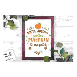 We're adding another pumpkin to our patch svg,