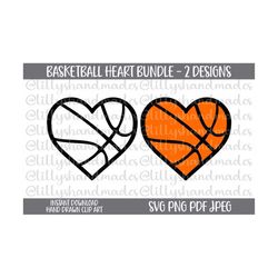 Basketball Heart Svg, Heart Basketball Svg, Love Basketball Svg, Basketball Love Svg, Basketball Heart Png, Heart Basketball Png