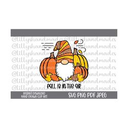 Fall Is In The Air Svg, Fall Is In The Air Png, Fall Gnome Svg, Fall Gnome Png, Pumpkin Patch Svg, Fall Svg, Fall Png, Fall Sublimation