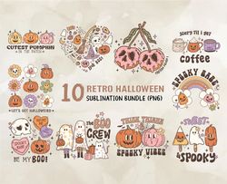 10 Retro Halloween Png, Halloween Svg, Cute Halloween, Halloween, Halloween Png 92