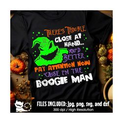 Boogie Man SVG Design, Oogie Boogie Bash svg, Nightmare Halloween Shirt svg, Spooky Cut Files svg dxf jpeg png, Instant
