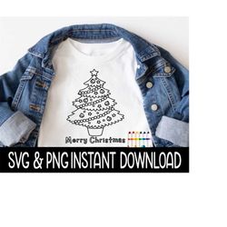 Coloring Shirt SVG, Christmas Color Me Shirt PNG, Kids Christmas Tee SvG Instant Download, Cricut Cut File, Silhouette Cut File, Print