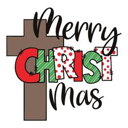 Christ Merry Christmas Svg, Merry Christmas Svg, Christmas Ornament Svg, Christmas Svg Digital Download