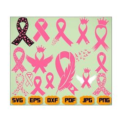 cancer ribbon svg - ribbon svg - breast cancer ribbon svg - cancer ribbon cut file - cancer ribbon clipart - awareness ribbon svg - design