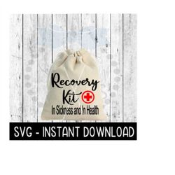 Recovery Kit SVG, Bachelorette Bachelor Hangover Bag SVG File, SVG Instant Download, Cricut Cut File, Silhouette Cut File, Download Print