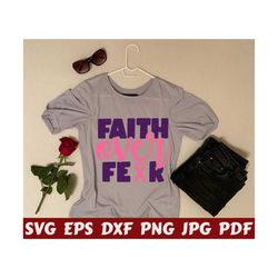 faith over fear svg - faith svg - fear svg - breast cancer svg - cancer awareness svg - cancer cut file - cancer quote svg - cancer saying