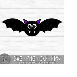 Halloween Bat - Instant Digital Download - svg, png, dxf, and eps files included!