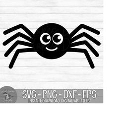Spider - Instant Digital Download - svg, png, dxf, and eps files included! Halloween, Cute Spider, Boy