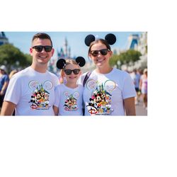 Disney Family Vacation Shirts, Disney Gifts, Matching Family Outfits, Disney World T-Shirt, Mickey Mouse Kids Shirts, Di