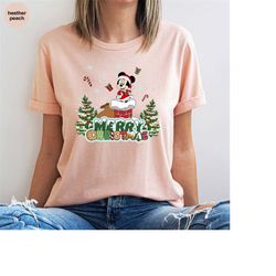 Mickey Mouse Shirt,Christmas Shirt,Santa Shirt,Holiday Shirt,Santa Claus Shirt,Disney World Shirt,Mickey Disneyland Shir
