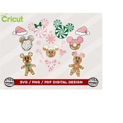 Pink Gingerbread Cookies SVG, Gingerbread svg, Pink Christmas svg, Christmas Png, Pink svg, Christmas SVG, Instant Downl