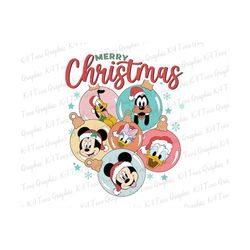 Merry Christmas PNG, Christmas Png, Mouse And Friends Png, Christmas Balloon Png, Funny Christmas Png, Christmas Season Png, Cute Christmas