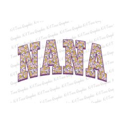 Floral NANA PNG, Retro Mama Png, Mama Flower Png, Mom Sublimation Png, Mama Shirt Design, Mother's Day Png, Sublimation Design