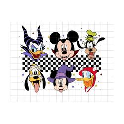 Happy Halloween Png, Mouse And Friends Halloween, Boo Png, Spooky Season, Trick Or Treat, Halloween Checkered, Halloween Custume, Fall Png