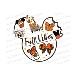 Fall Vibes Svg, Autumn Leaves Pumpkin Svg, Fall Svg, Happy Fall Svg, Fall Snacks Svg, Autumn Leaf Svg, Mouse Head Svg, Svg Files For Cricut