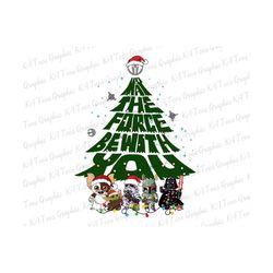 May The Force Be With You PNG, Christmas Character Png, Christmas Lights Png, Friends Christmas Png, Christmas Tree Png, Merry Christmas Png