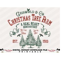 Christmas Tree Farm PNG, Family Christmas PNG, Christmas Movie PNG, Retro Christmas Png, Merry Christmas Png, Digital Do