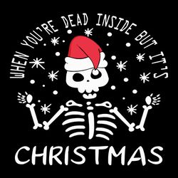 Skeleton Merry Christmas Svg, Merry Christmas Svg, Christmas Ornament Svg, Christmas Svg Digital Download