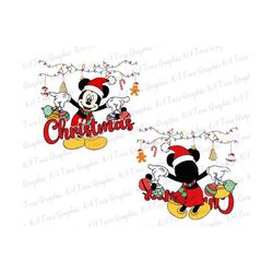 Christmas Mouse SVG, Christmas Svg, Christmas Lights Svg, Christmas Characters Svg, Christmas Ornament Svg, Cute Christmas Svg