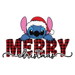 Stitch Merry Christmas Svg, Merry Christmas Svg, Christmas Ornament Svg, Christmas Svg Digital Download