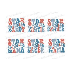 4th Of July Bundle SVG, America Family Mathching Svg, America Svg, 4th Of July Svg, Star Spangled Svg, Fourth Of July Png, Digital File