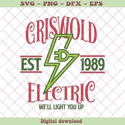 Vintage Clark Griswold Electric Est 1989 SVG File For Cricut