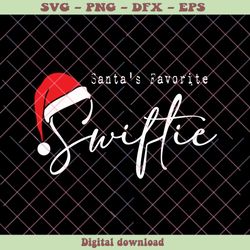 Santas Favorite Swiftie Taylor Swift Christmas SVG Cricut File