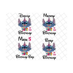Bundle Custom Birthday Png, Family Matching Birthday, Magical Kingdom, Family Vacation, Birthday Squad Png, Vacay Mode Png, Personalized Png
