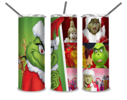 Various grinch programs tumbler, How the grinch stole png, Grinch with gift png, christmas grinch, sublimation, digital