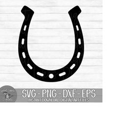 Horseshoe - Instant Digital Download - svg, png, dxf, and eps files included! Lucky, Equestrian