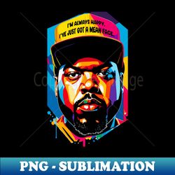 Ice Cube wpap - Exclusive PNG Sublimation Download - Spice Up Your Sublimation Projects
