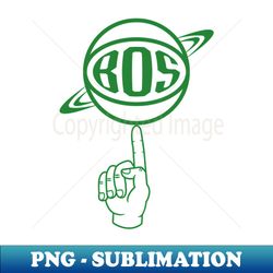 Boston Spinning Ball Green - Elegant Sublimation PNG Download - Boost Your Success with this Inspirational PNG Download