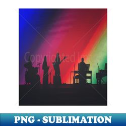 silhouette of music - Modern Sublimation PNG File - Unleash Your Inner Rebellion