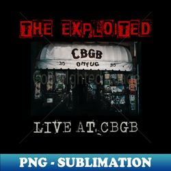 the exploited live at cbgb - Stylish Sublimation Digital Download - Create with Confidence