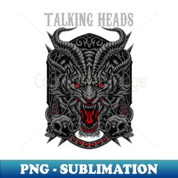 talking heads band design - trendy sublimation digital download - capture imagination with every detail
