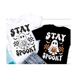 Stay Spooky SVG, Halloween Svg, Spooky Png, Retro Halloween Kids Shirt, Svg Files For Cricut