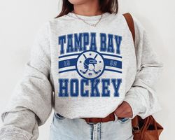 Vintage Tampa Bay Lightnin Sweatshirt T-Shirt, Lightning Sweater, Lightning T-Shirt, Hockey Fan Shirt, Retro Tampa Bay I