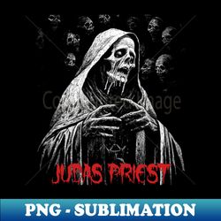 Scary Haunting Priest - Retro PNG Sublimation Digital Download - Unlock Vibrant Sublimation Designs