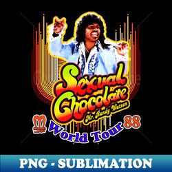 Randy Watson and Sexual Chocolate 80s - PNG Transparent Sublimation File - Capture Imagination with Every Detail