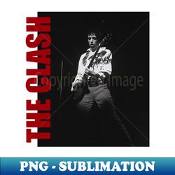 The Clash  The Clash Retro Aesthetic Fan Art  80s - Decorative Sublimation PNG File - Perfect for Creative Projects