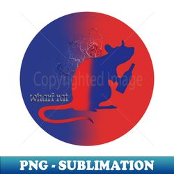 Wharf Rat - Retro PNG Sublimation Digital Download - Transform Your Sublimation Creations